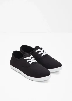 Damen bonprix Schuhe & Accessoires In Spezialgrößen·Schuhe In Übergröße|Sneaker|Sneaker aus Baumwoll-Canvas