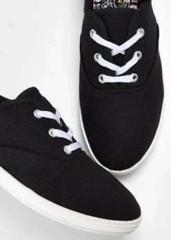Damen bonprix Schuhe & Accessoires In Spezialgrößen·Schuhe In Übergröße|Sneaker|Sneaker aus Baumwoll-Canvas