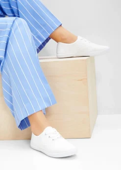 Damen bonprix Sneaker|Schuhe & Accessoires In Spezialgrößen·Schuhe In Übergröße|Sneaker aus Baumwoll-Canvas