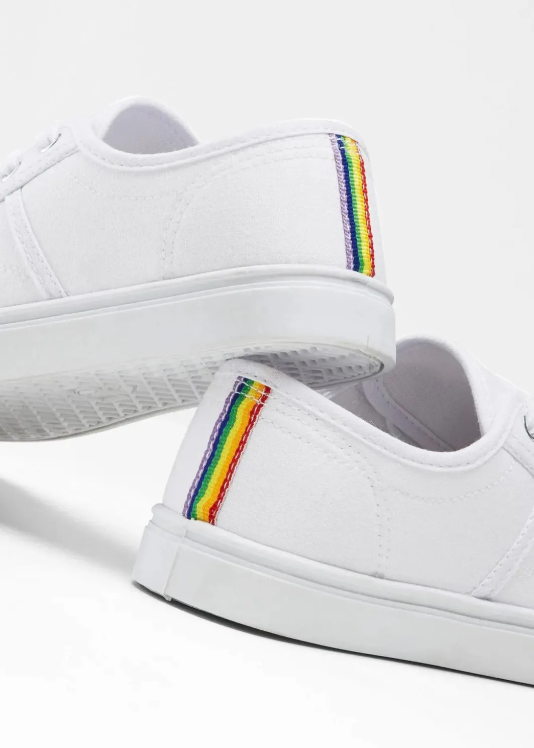 Outlet Sneaker aus Baumwoll-Canvas mit Stickerei Damen Sneaker|Sneaker