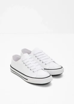 Damen bonprix Sneaker|Sneaker aus Baumwoll-Canvas