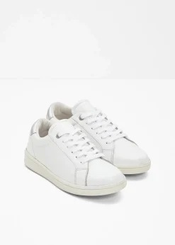 Damen bonprix Sneaker|Sneaker aus Leder