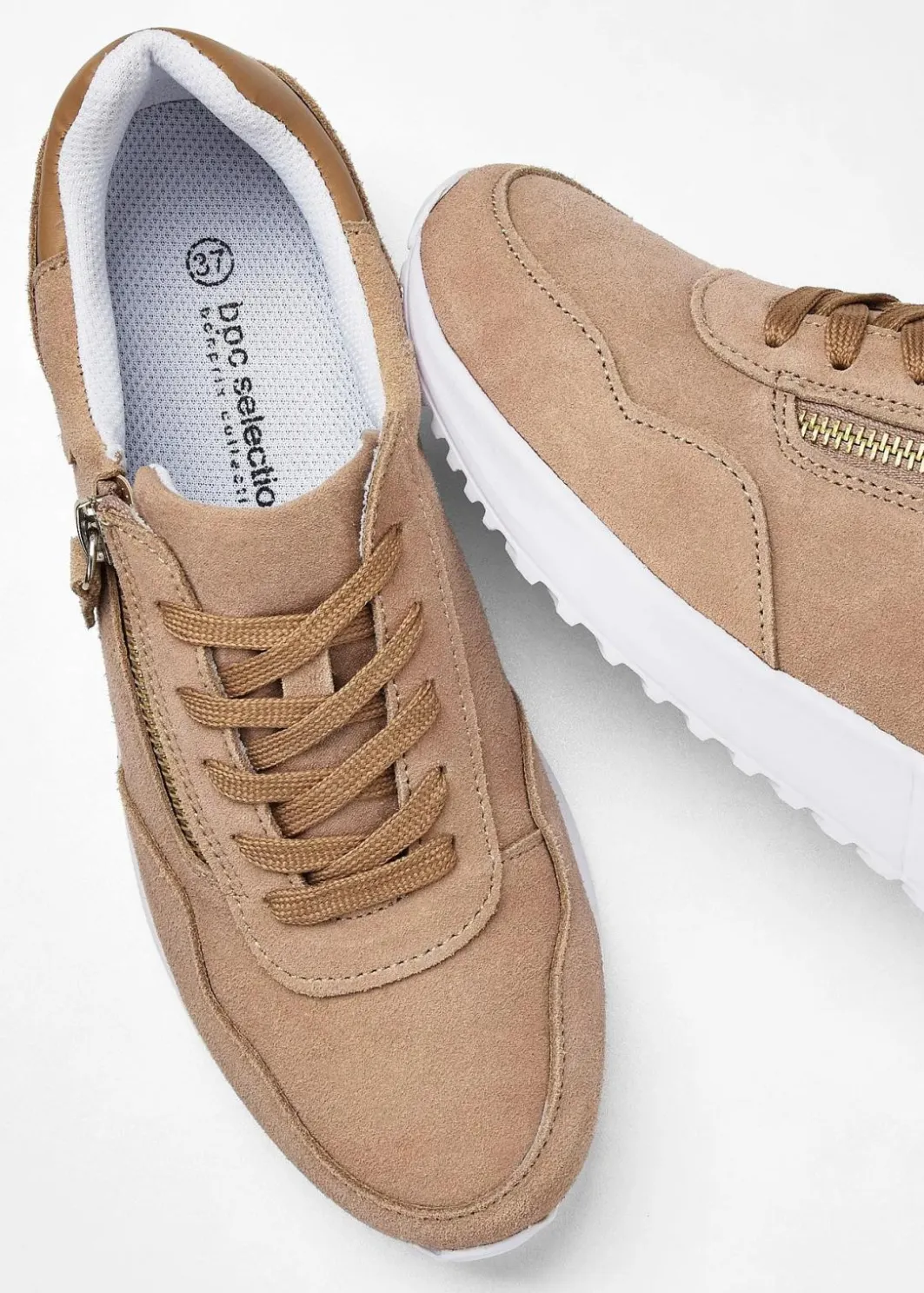 Hot Sneaker aus Veloursleder Damen Sneaker