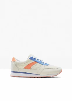 Damen bonprix Sport- & Trekkingschuhe|Sneaker|Sneaker mit Mesh-Einsatz
