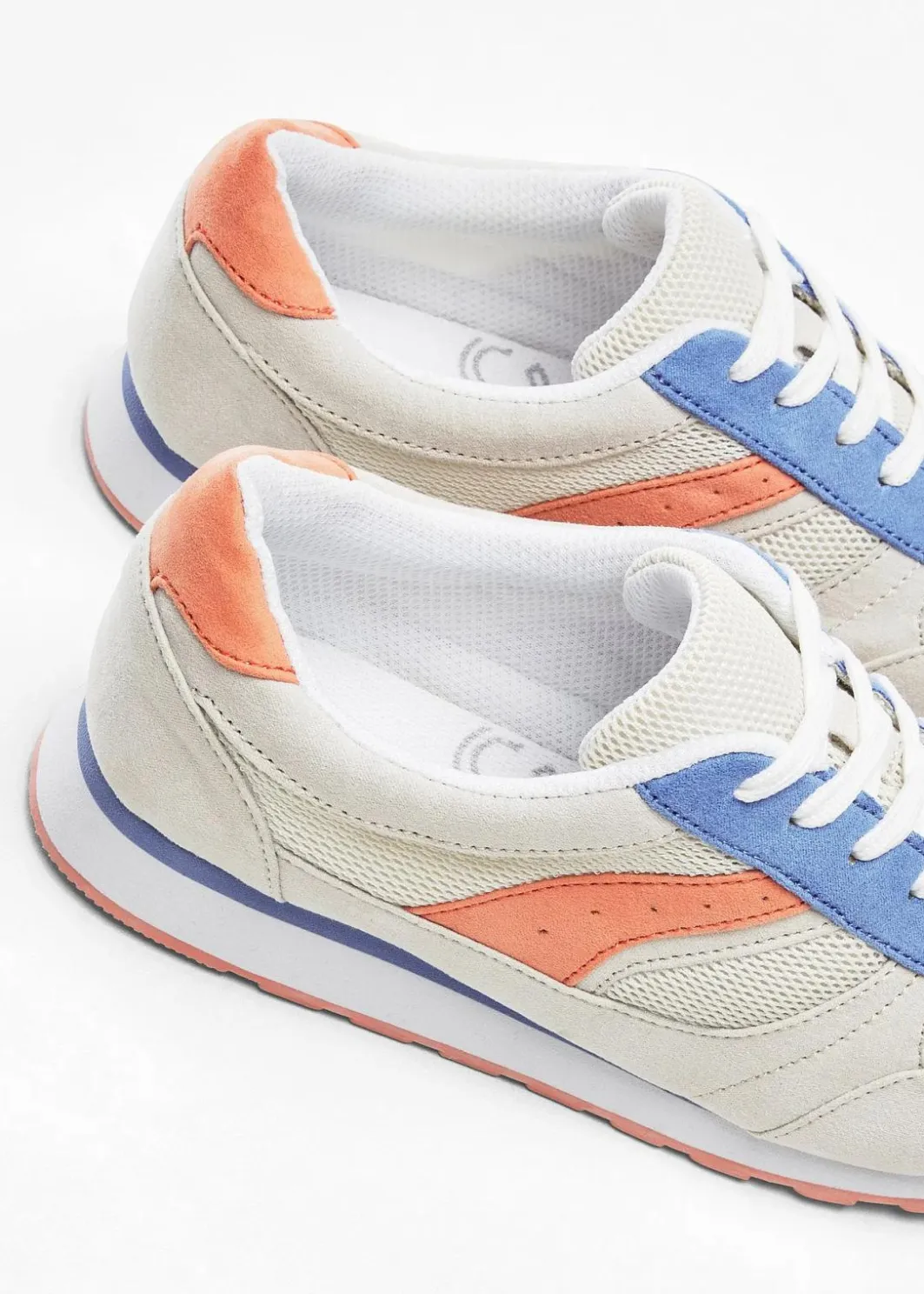 Damen bonprix Sport- & Trekkingschuhe|Sneaker|Sneaker mit Mesh-Einsatz