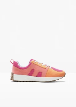 Damen bonprix Sneaker|Sneaker mit Mesh-Einsatz