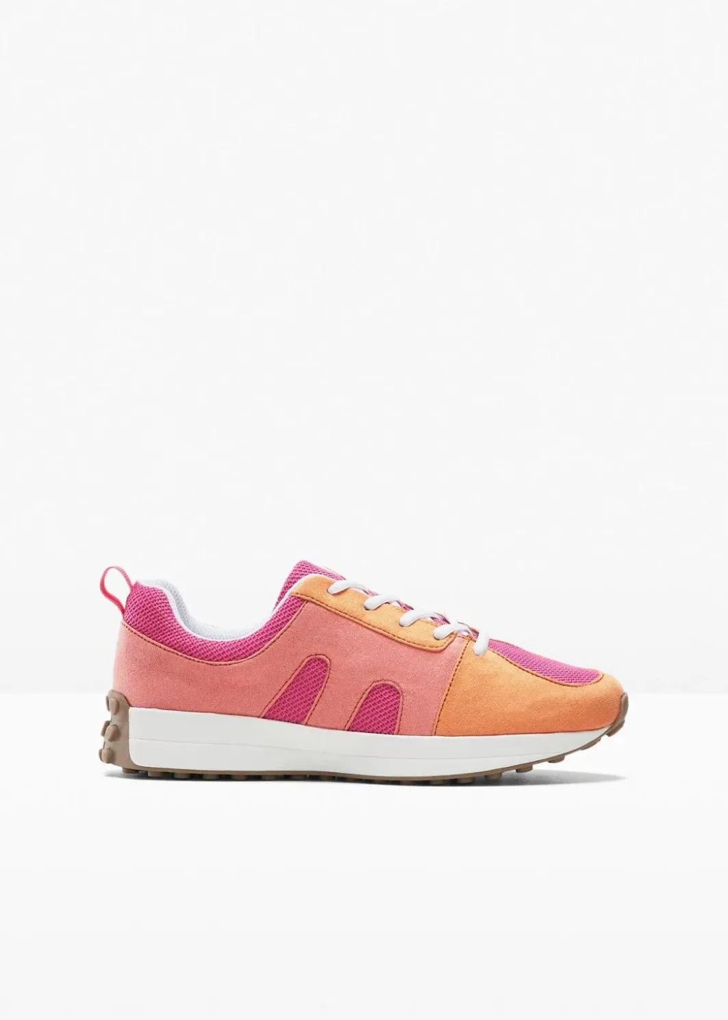 Damen bonprix Sneaker|Sneaker mit Mesh-Einsatz