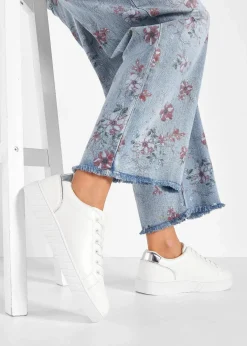 Damen bonprix Sneaker|Sneaker mit Metallic-Details