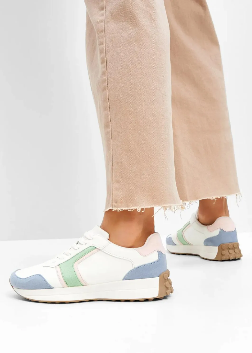 Damen bonprix Sneaker|Sneaker mit Profilsohle