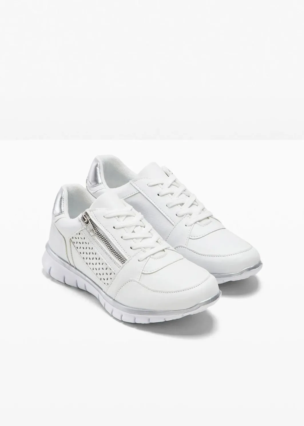 New Sneaker mit Reißverschluss Damen Sneaker|Schuhe & Accessoires In Spezialgrößen·Schuhe In Übergröße