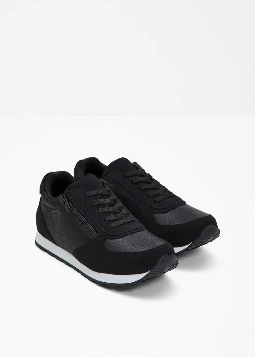 Outlet Sneaker mit Reißverschluss Damen Sneaker|Schuhe & Accessoires In Spezialgrößen·Schuhe In Übergröße