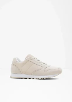 Outlet Sneaker mit Satin-Einsatz Damen Sneaker