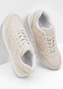 Outlet Sneaker mit Satin-Einsatz Damen Sneaker