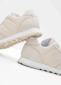 Outlet Sneaker mit Satin-Einsatz Damen Sneaker