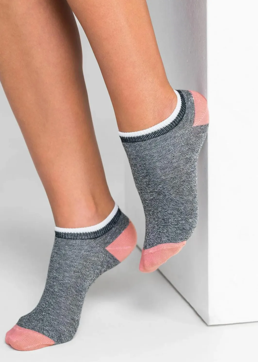 Damen bonprix Mehrfachpacks|Jungen·Strümpfe|Sneakersocken mit Bio-Baumwolle (7er Pack)