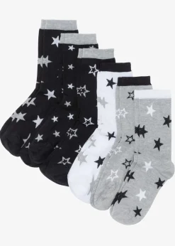Damen bonprix Nachhaltigere Materialien|Socken & Strumpfhosen|Socken mit Bio-Baumwolle (6er Pack)