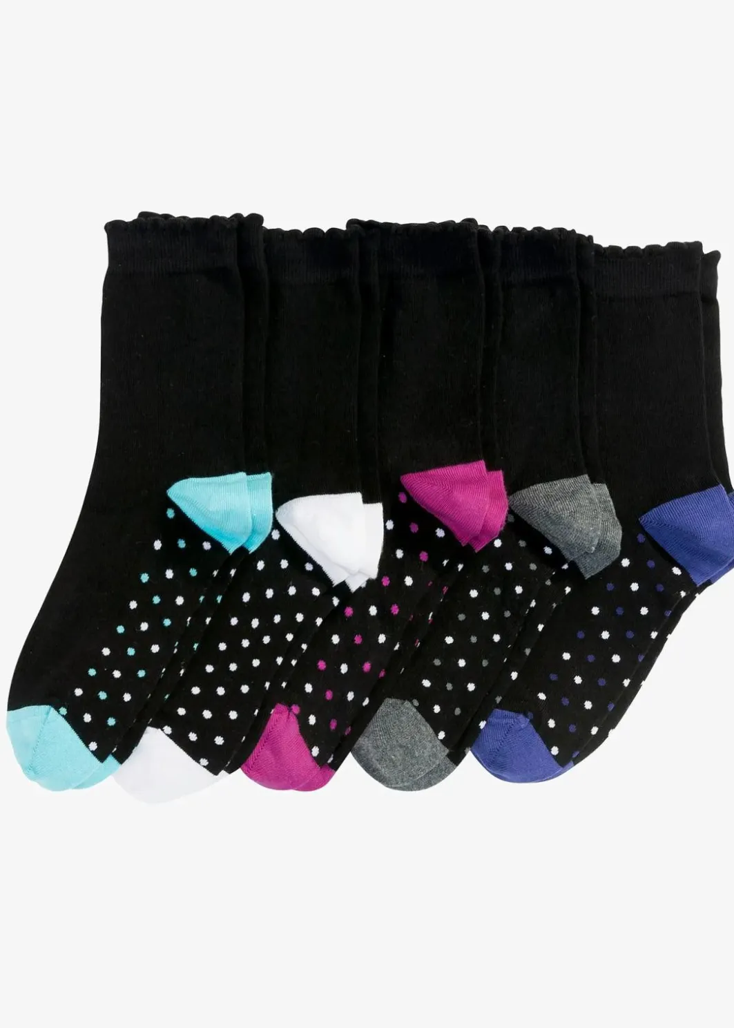 Damen bonprix Nachhaltigere Materialien|Socken & Strumpfhosen|Socken mit Bio-Baumwolle (5er Pack)