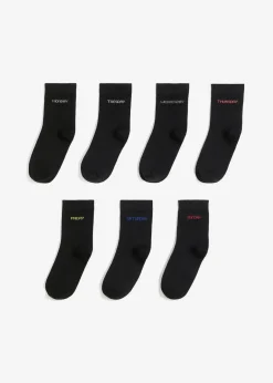 Discount Socken mit Bio-Baumwolle (7er Pack) Damen Socken|Socken