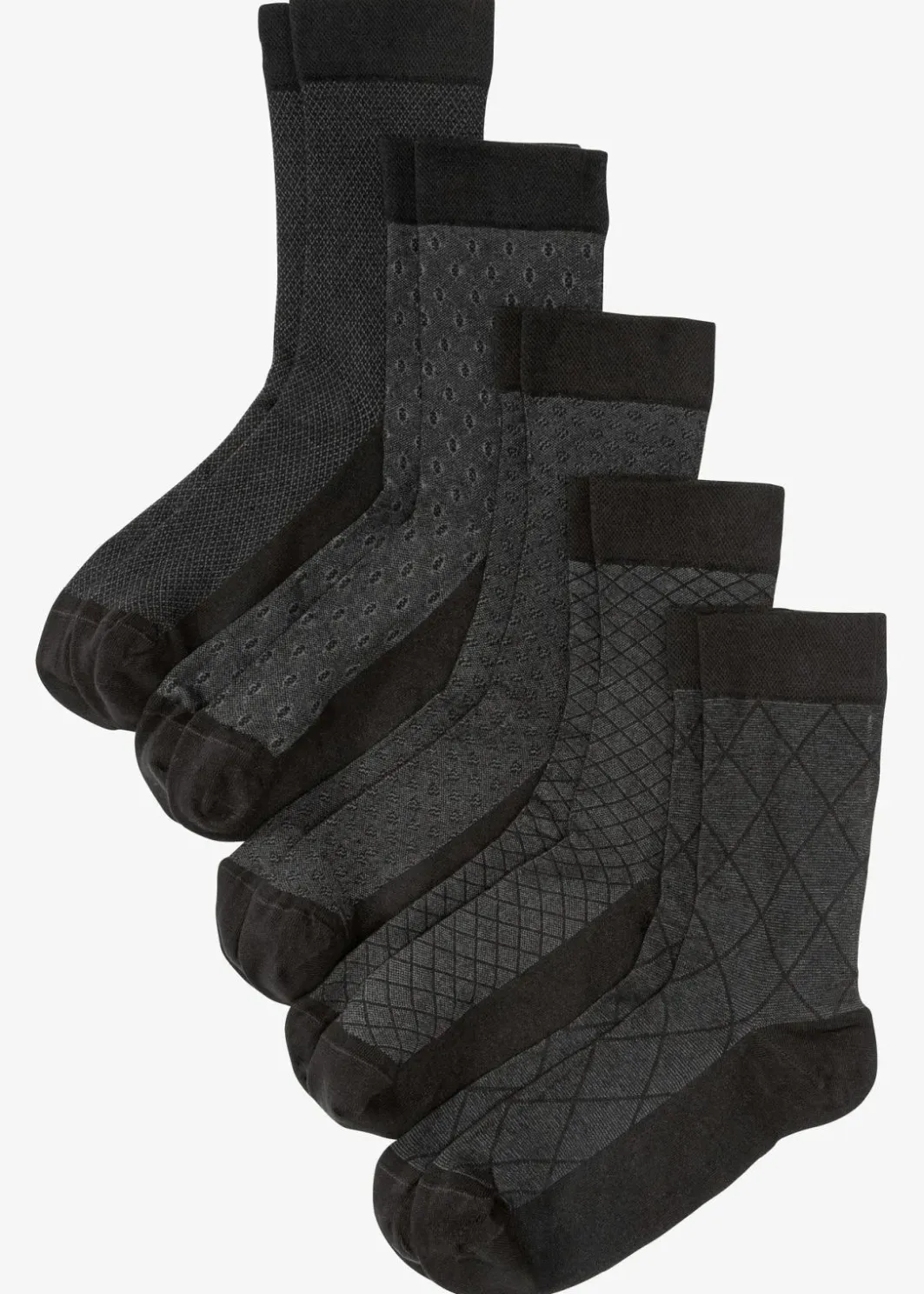 New Socken mit druckfreiem Bund (5er Pack) Damen Socken|Socken
