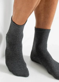 Damen bonprix Nachhaltigere Materialien|Socken & Strumpfhosen|Socken mit druckfreiem Bund (4er Pack)
