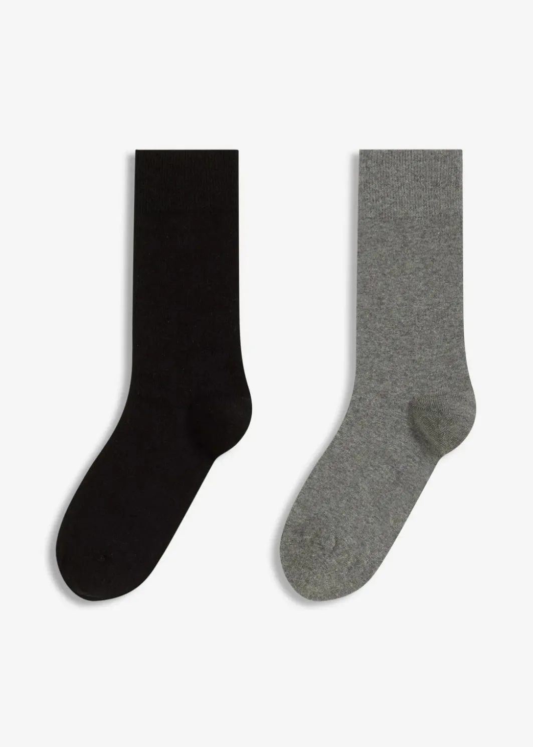 Damen bonprix Nachhaltigere Materialien|Homewear|Socken mit Merino-Bio-Baumwoll-Mischung (2er Pack)