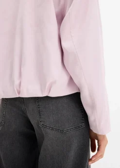 Damen bonprix Bekleidung·Hosen|Jacken & Mäntel|Softblouson aus glänzendem Viskose-Mix