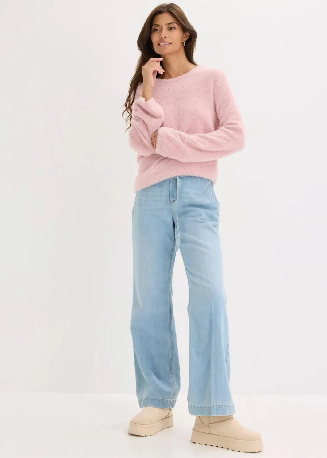 Online Softer Pullover mit weiten Ärmeln Damen Bekleidung·Umstandsmode|Pullover & Strickjacken