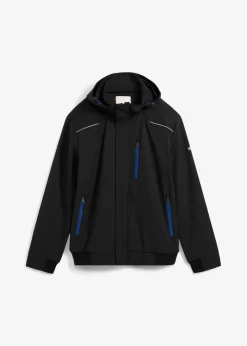 New Softshelljacke in Blousonform mit Kapuze Herren Große Größen|Outdoorbekleidung