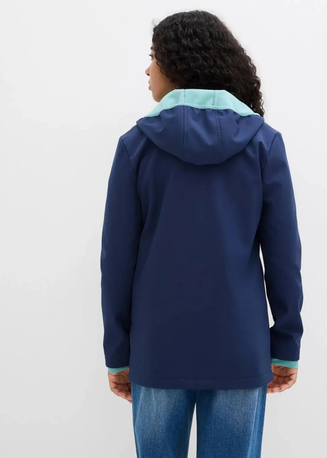 Kinder bonprix Mädchen 9-16 Jahre·Jacken & Outdoor|Mädchen 2-8 Jahre·Nachhaltigere Materialien|Softshelljacke mit Kapuze, wasserabweisend