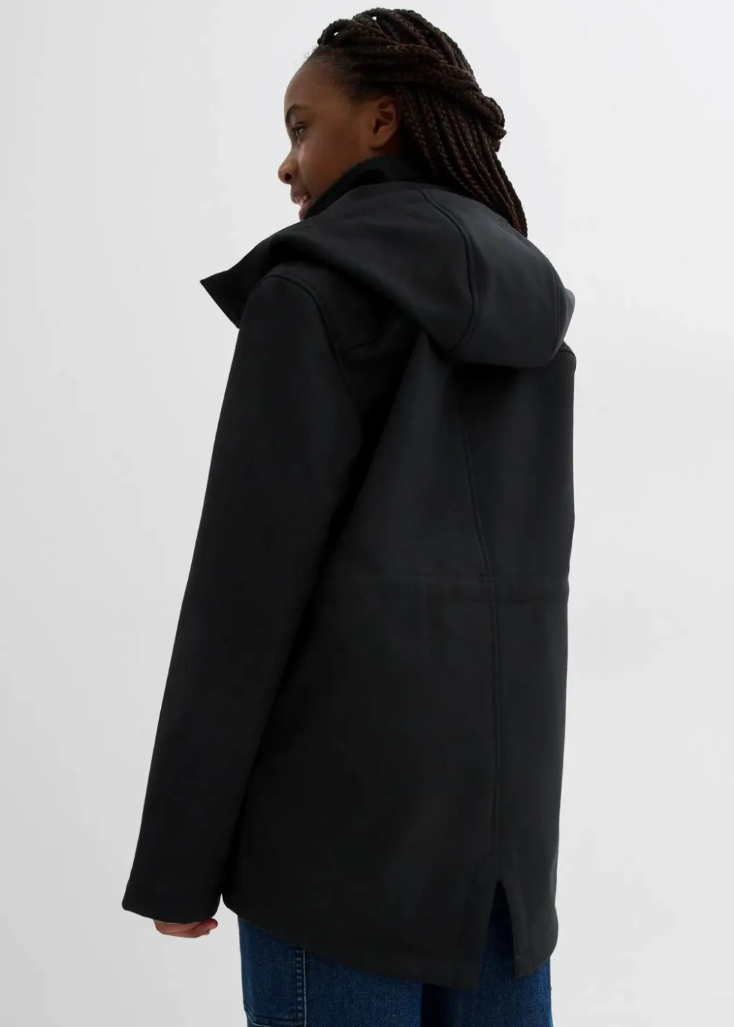 New Softshell-Parka mit abnehmbarer Kapuze, wasserabweisend Kinder Mädchen 9-16 Jahre·Jacken & Outdoor