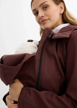 Damen bonprix Bekleidung·Blazer|Umstandsmode|Softshell-Tragejacke / Umstandsjacke, weitenregulierbar