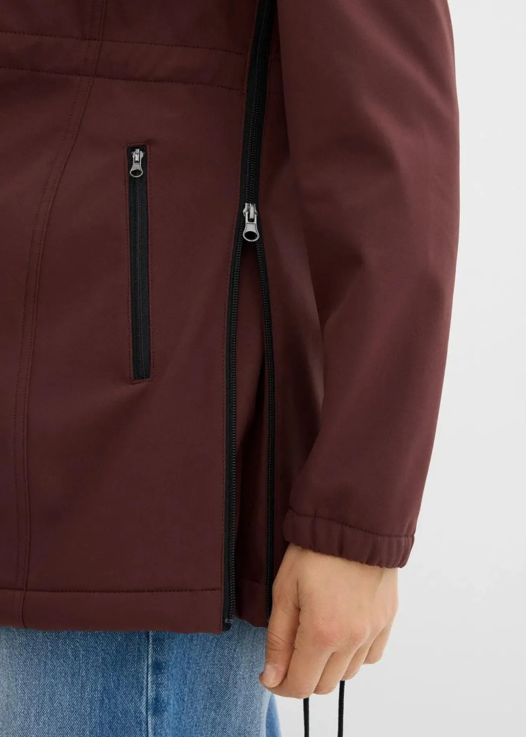 Damen bonprix Bekleidung·Blazer|Umstandsmode|Softshell-Tragejacke / Umstandsjacke, weitenregulierbar