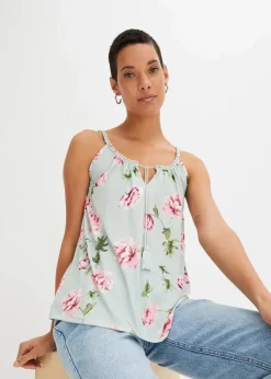 New Spaghettiträger-Top Damen Nachhaltigere Materialien|Shirts & Tops