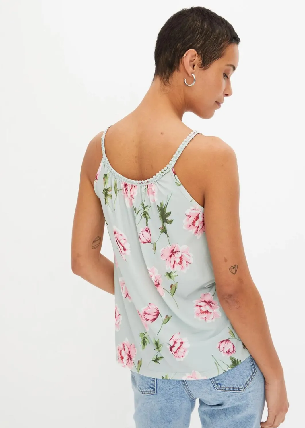New Spaghettiträger-Top Damen Nachhaltigere Materialien|Shirts & Tops