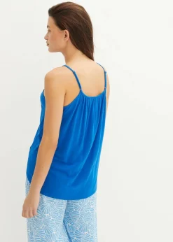 Damen bonprix Nachhaltigere Materialien|Shirts & Tops|Spaghettiträger-Top aus fließender Viskose