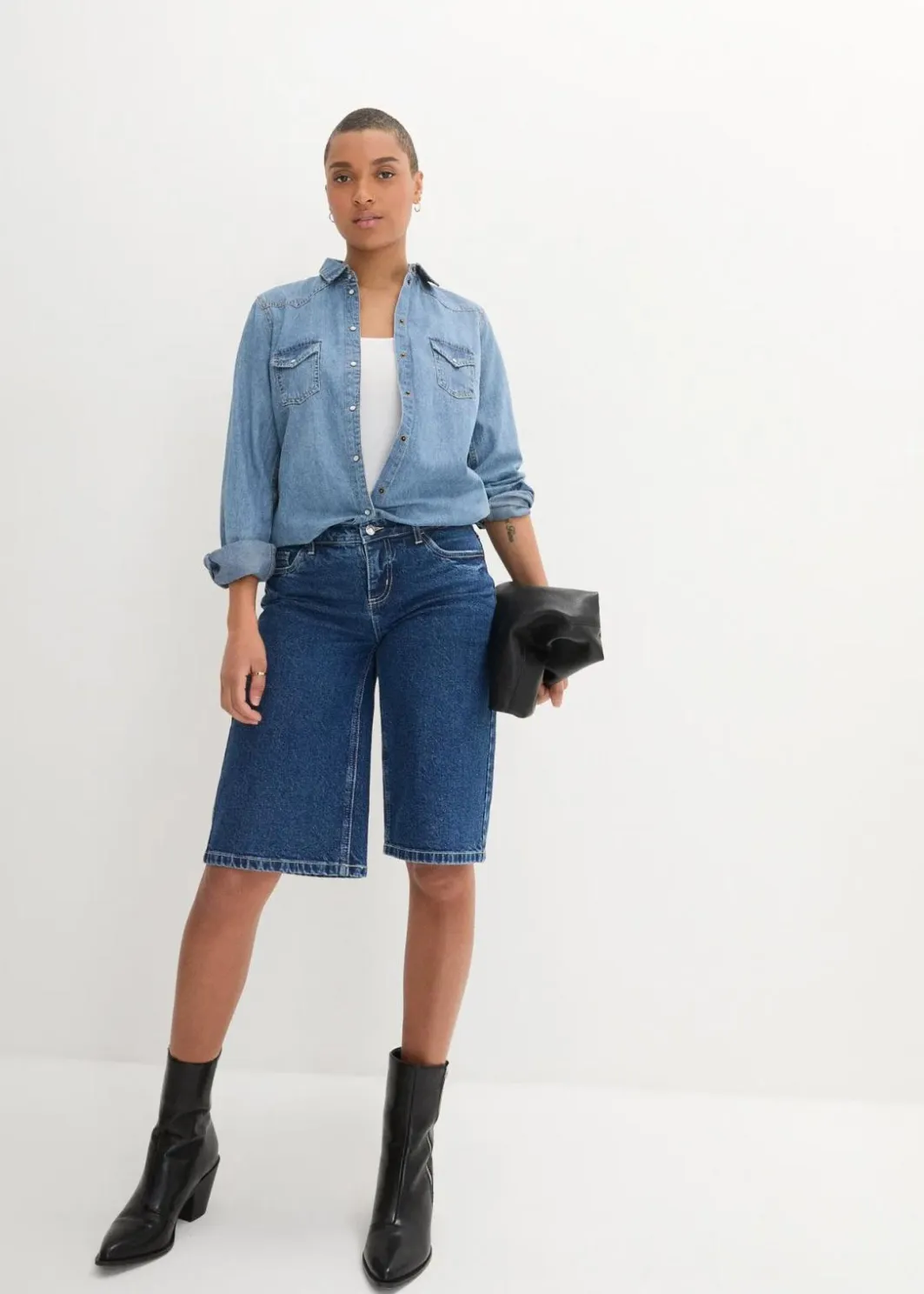 Damen bonprix Shirts & Tops|Basics|Spaghettiträger-Top aus reiner Bio Baumwolle, (2er-Pack)