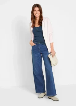 Outlet Spaghettiträger-Top aus reiner Baumwolle (3er Pack) Damen Shirts & Tops|Basics