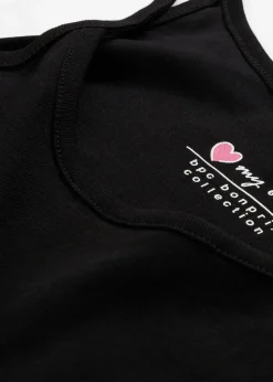 Damen bonprix Wäsche·Unterhemden|Bekleidung·Röcke|Spaghettiträger-Top aus reiner Baumwolle (3er Pack)
