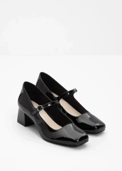 Hot Spangenpumps in Lack-Optik Damen Pumps