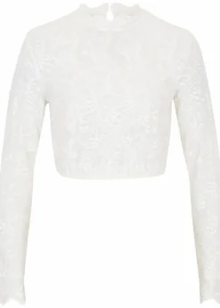 Damen bonprix Bekleidung·Jacken & Mäntel|Blusen & Tuniken|Spitze-Dirndlbluse, langarm