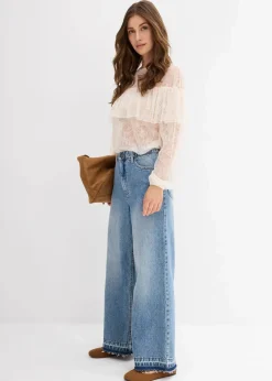Damen bonprix Bekleidung·Jacken & Mäntel|Blusen & Tuniken|Spitzenbluse