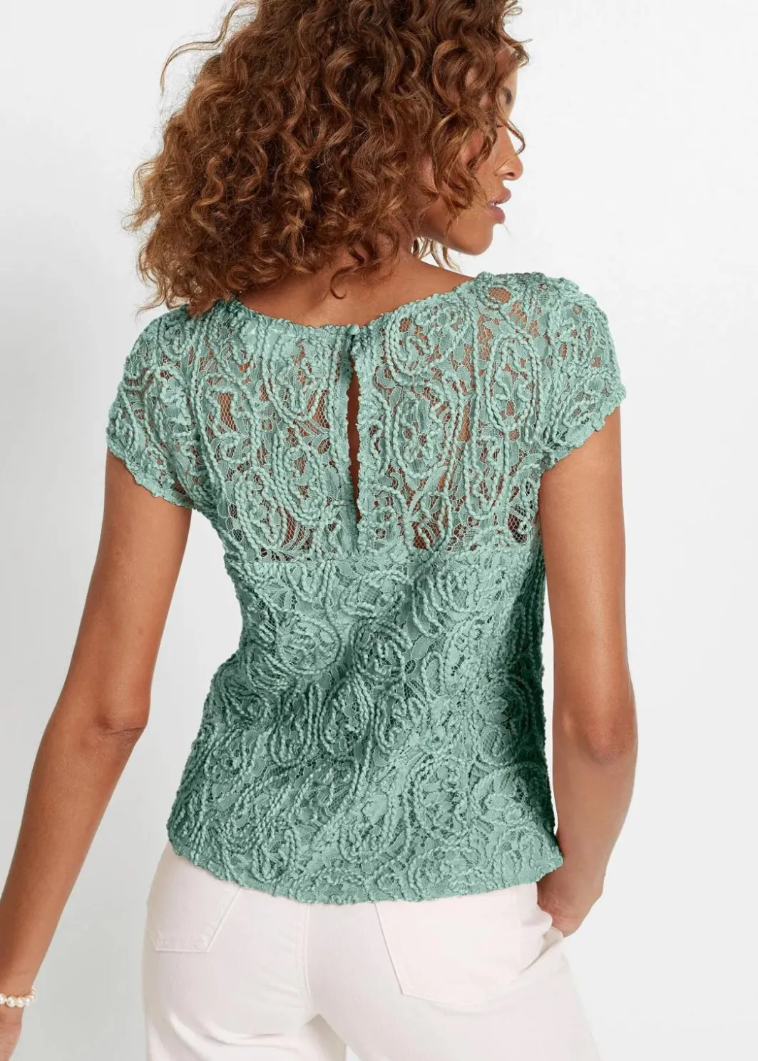 Hot Spitzen-Blusenshirt Damen Blusen & Tuniken|Bekleidung·Jacken & Mäntel