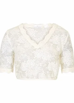Discount Spitzen-Dirndlbluse Damen Bekleidung·Jacken & Mäntel|Blusen & Tuniken
