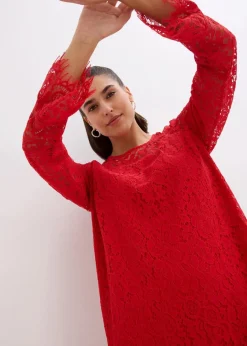 Best Spitzenkleid Damen Bekleidung·Pullover & Strickjacken|Kleider