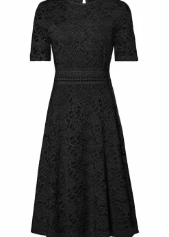 Damen bonprix Festliche Mode|Kleider|Spitzenkleid mit Häkeleinsatz