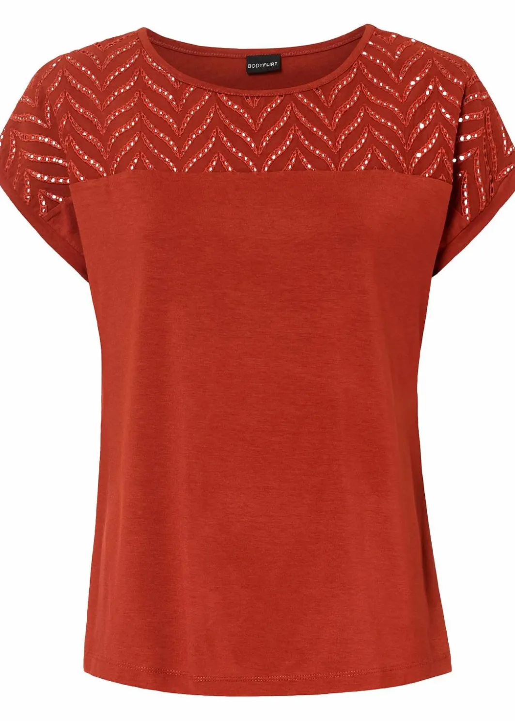 New Spitzenshirt aus softer Viskose Damen Shirts & Tops|Nachhaltigere Materialien