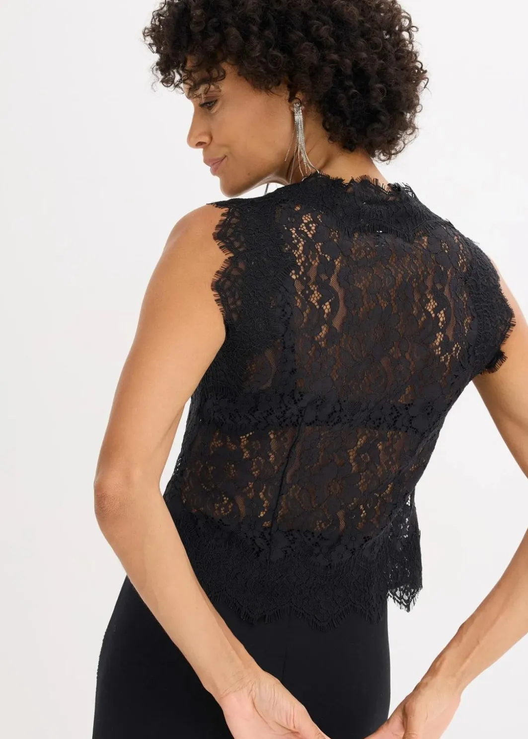 Discount Spitzenweste Damen Bekleidung·Hosen|Jacken & Mäntel