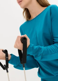 Damen bonprix Shirts & Tops|Sportbekleidung|Sport Thermoshirt, locker geschnitten