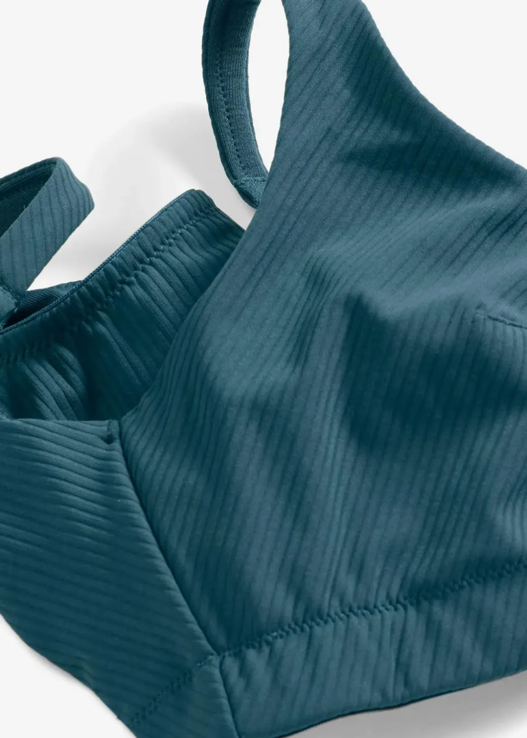Damen bonprix Wäsche·Große Cups D-H|Wäsche·Bhs|Sport-BH mit leichtem Halt aus geripptem Material