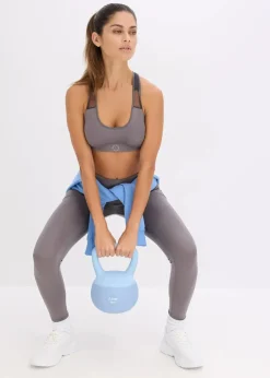 Damen bonprix Große Cups D-H|Bhs|Sport-BH mit mittlerem Halt und leichtem Glanz